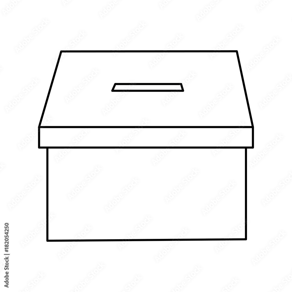 voting box vote icon image vector illustration design voting box vote icon image vector illustration design