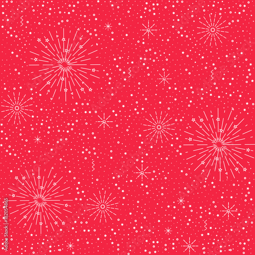 Vector colorful festive seamless pattern for holidays