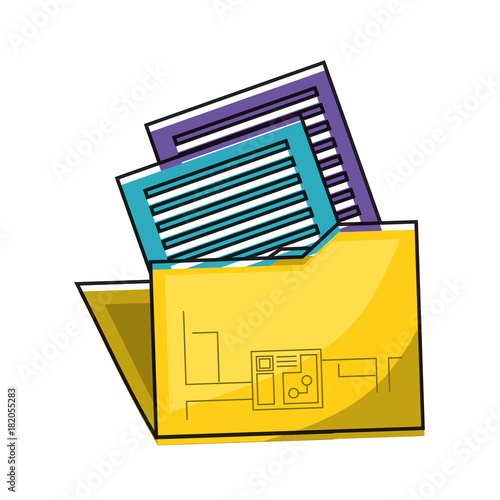 document folder design concept