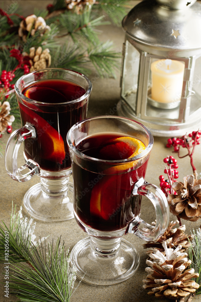 Mulled wine with lamp Mulled wine with lamp