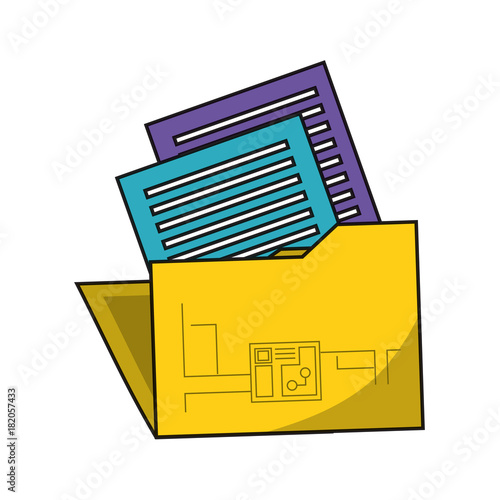 document folder design concept