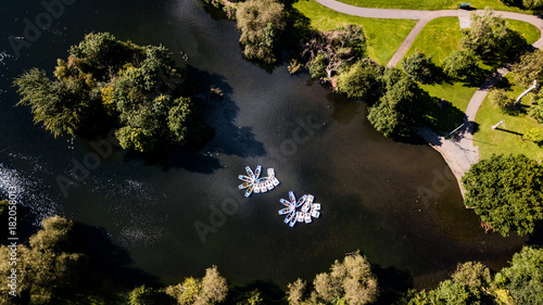 Boats On A Lake 
