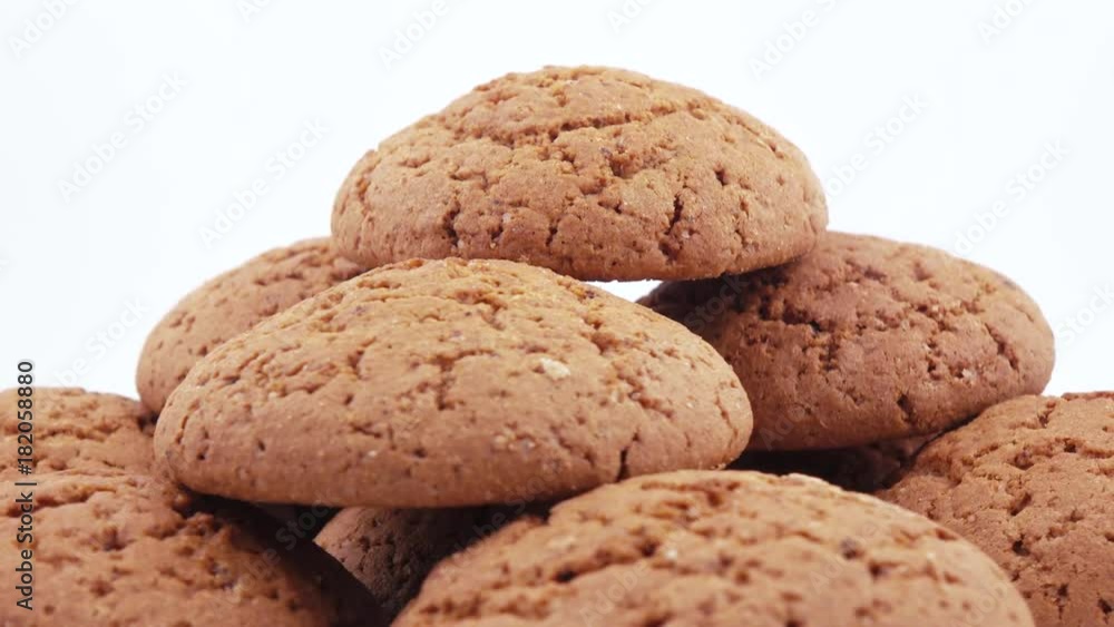 Stack of oatmeal cookies Stack of oatmeal cookies