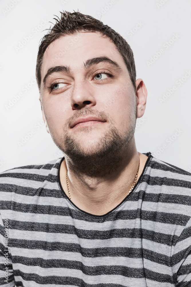 Fototapeta premium Young attractive man smiling