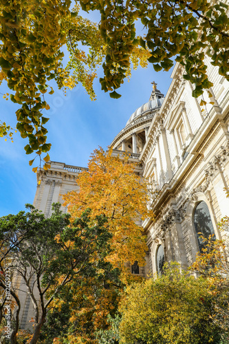 St. Paul's Cathedral in autumn