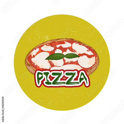 Pizza logo - Place your text, name or your slogan - EPS10