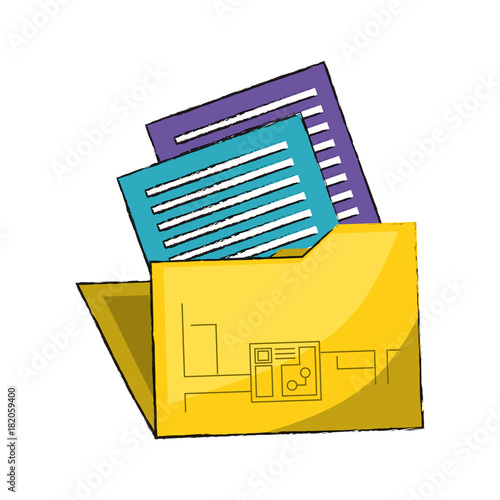 document folder design concept