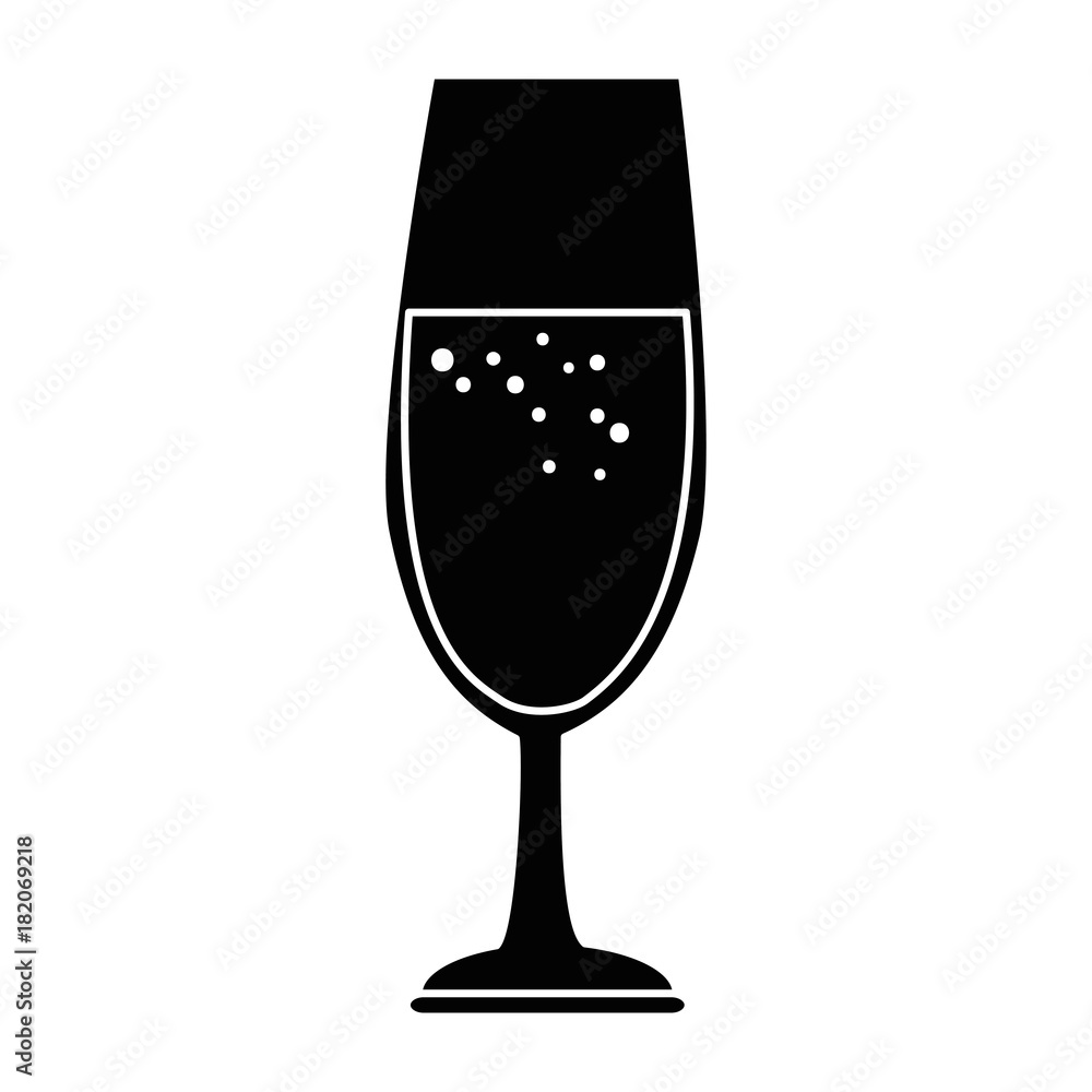 cup of champagne icon vector illustration design cup of champagne icon vector illustration design