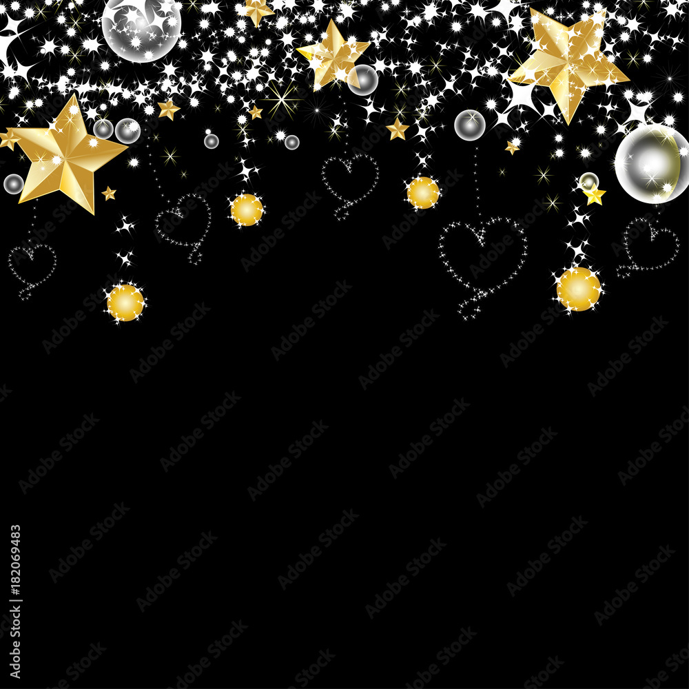 Beautiful vector of gold star with light effect stars glitter sparkles isolated on black background Beautiful vector of gold star with light effect stars glitter sparkles isolated on black background