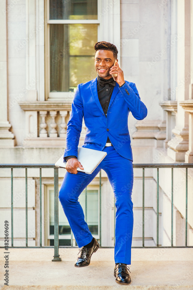 Royal Blue Suite with White Shirt and Black Tie - Sharp! | Well dressed  men, Navy tuxedos, Wedding suits