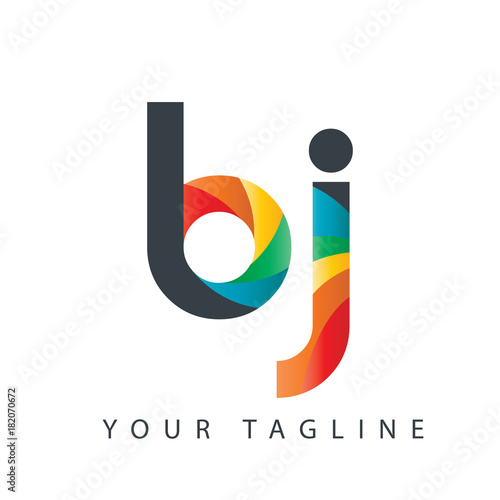 Initial Letter BJ Design Logo