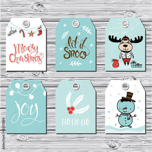 Christmas gift tags.