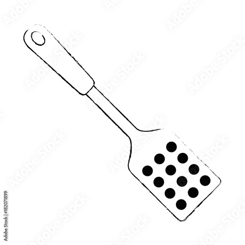 spatula cutlery isolated icon vector illustration design