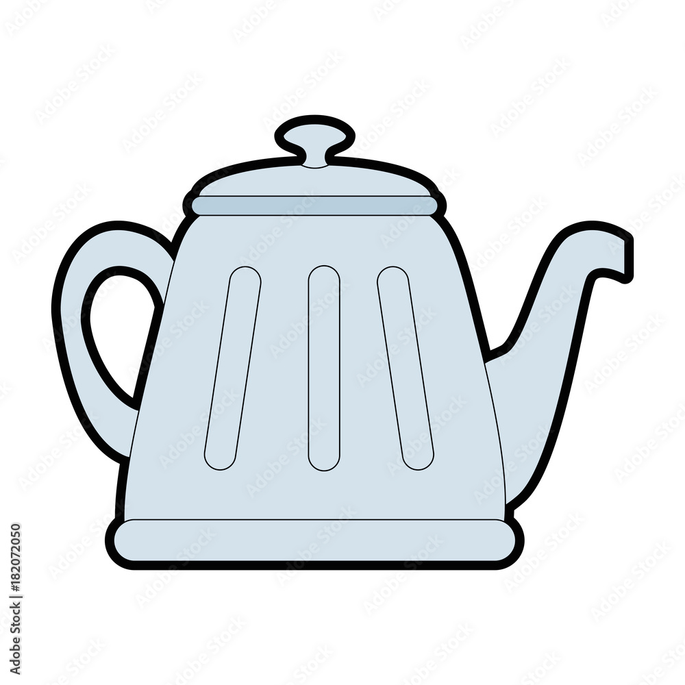 teapot elegant isolated icon vector illustration design teapot elegant isolated icon vector illustration design