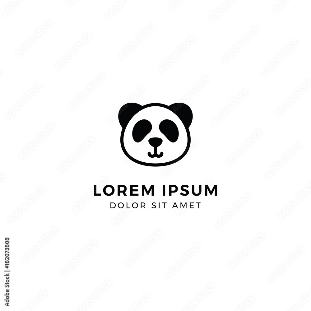 Panda Logo template