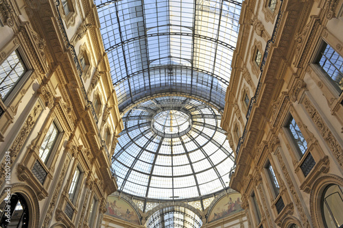 Milan - Italy - Vittorio Emanuele Gallery - Glass