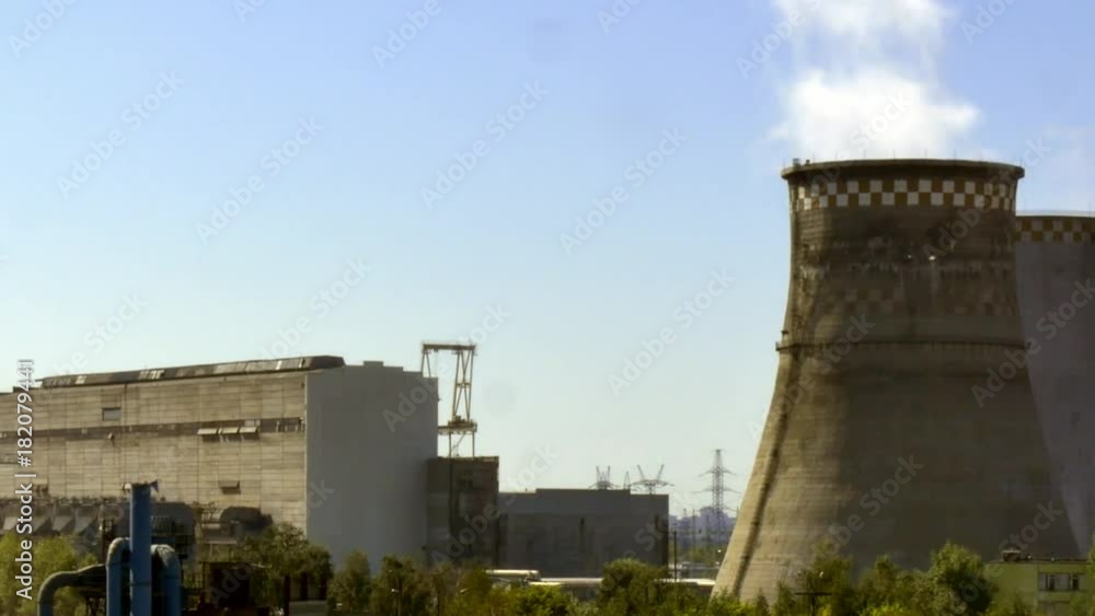 Factory tubes chimney smoke. Environmental pollution. Nature of city is in danger. Chemical emissions into the atmosphere. Factory tubes chimney smoke. Environmental pollution. Nature of city is in danger. Chemical emissions into the atmosphere.