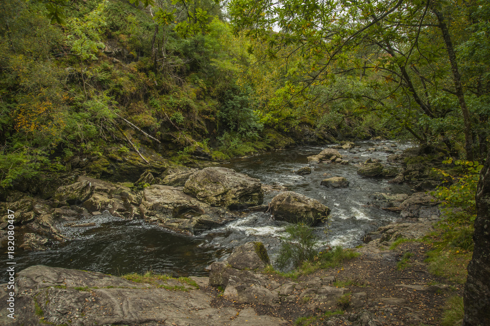 Scotland, UK River that feeds Loch Lamond Scotland, UK River that feeds Loch Lamond