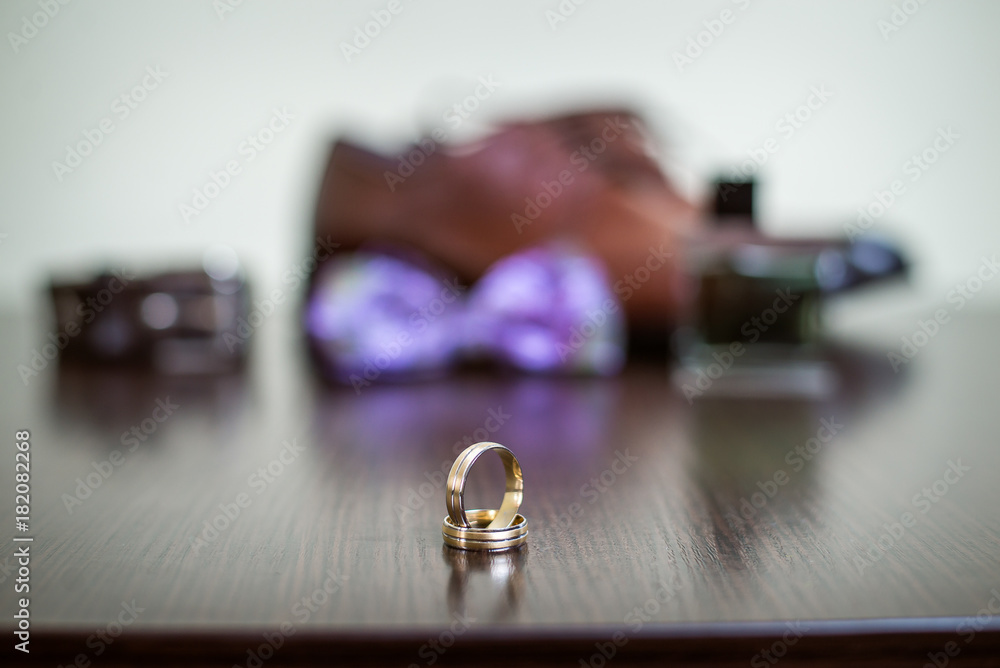 Gold ring, wedding, macro. Stock Photo | Adobe Stock
