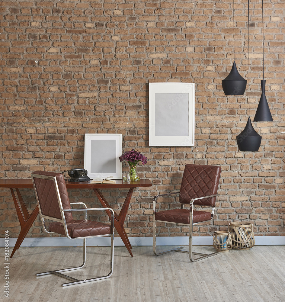Brick study deals table