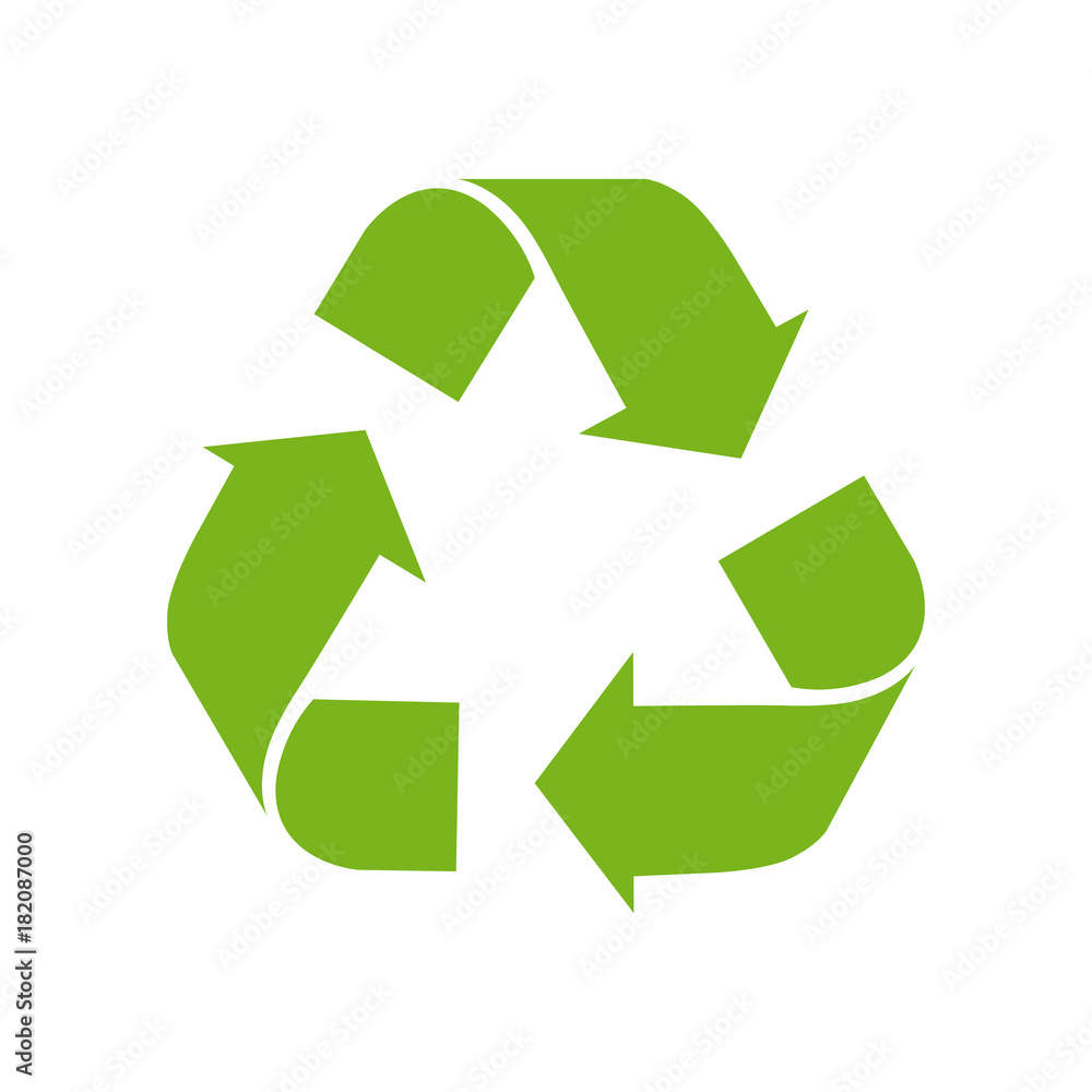 Recycle logo green vector Recycle logo green vector