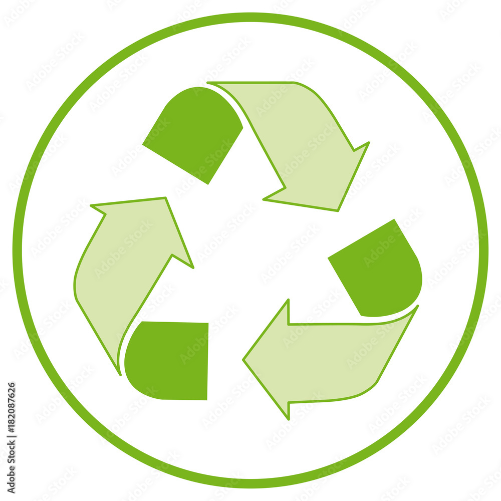 Obraz premium Recylce logo