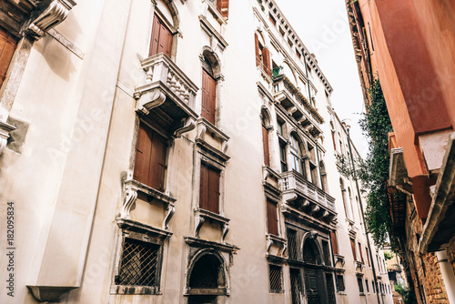 the old Venice streets of Italy