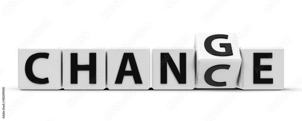 White cubes - change and chance White cubes - change and chance