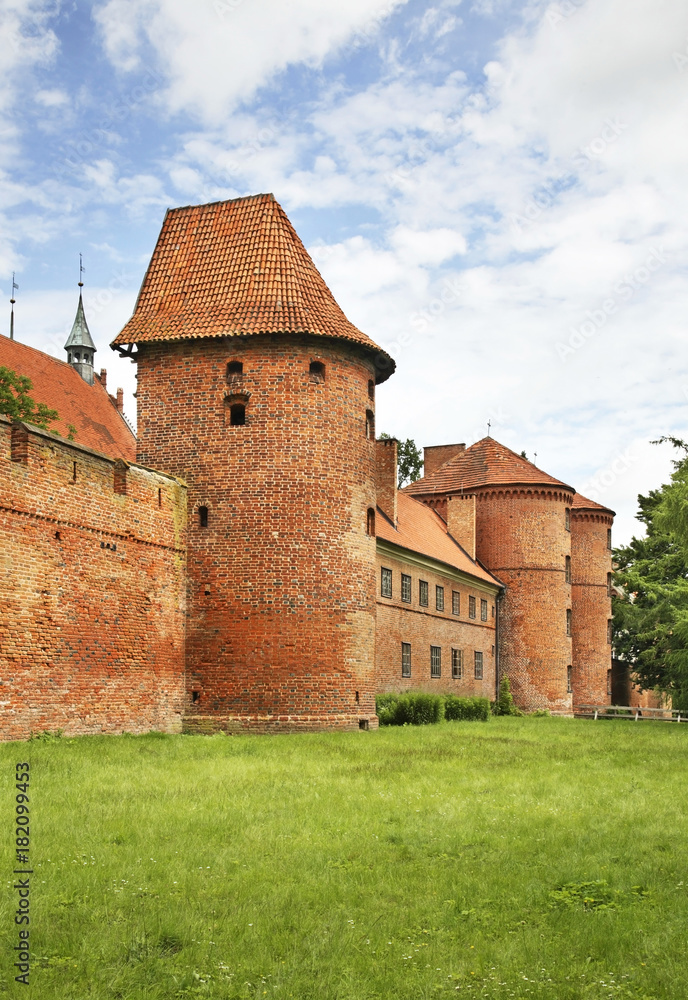 Southern bastion at Cathedral hill in Frombork. Poland Southern bastion at Cathedral hill in Frombork. Poland