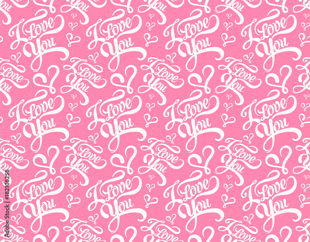 I love you, vector image I love you, vector image