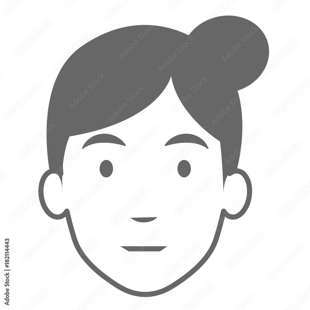 beautiful woman head avatar character vector illustration design beautiful woman head avatar character vector illustration design