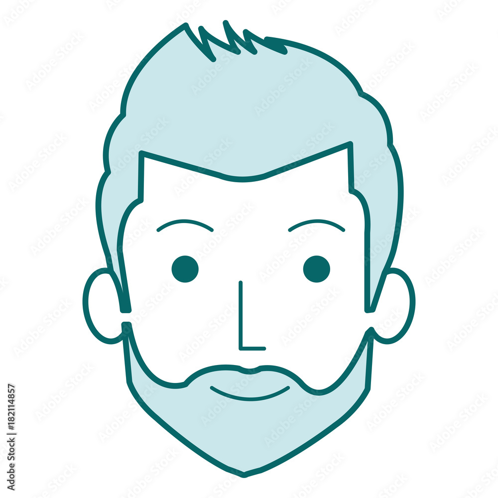 young man head avatar character vector illustration design young man head avatar character vector illustration design