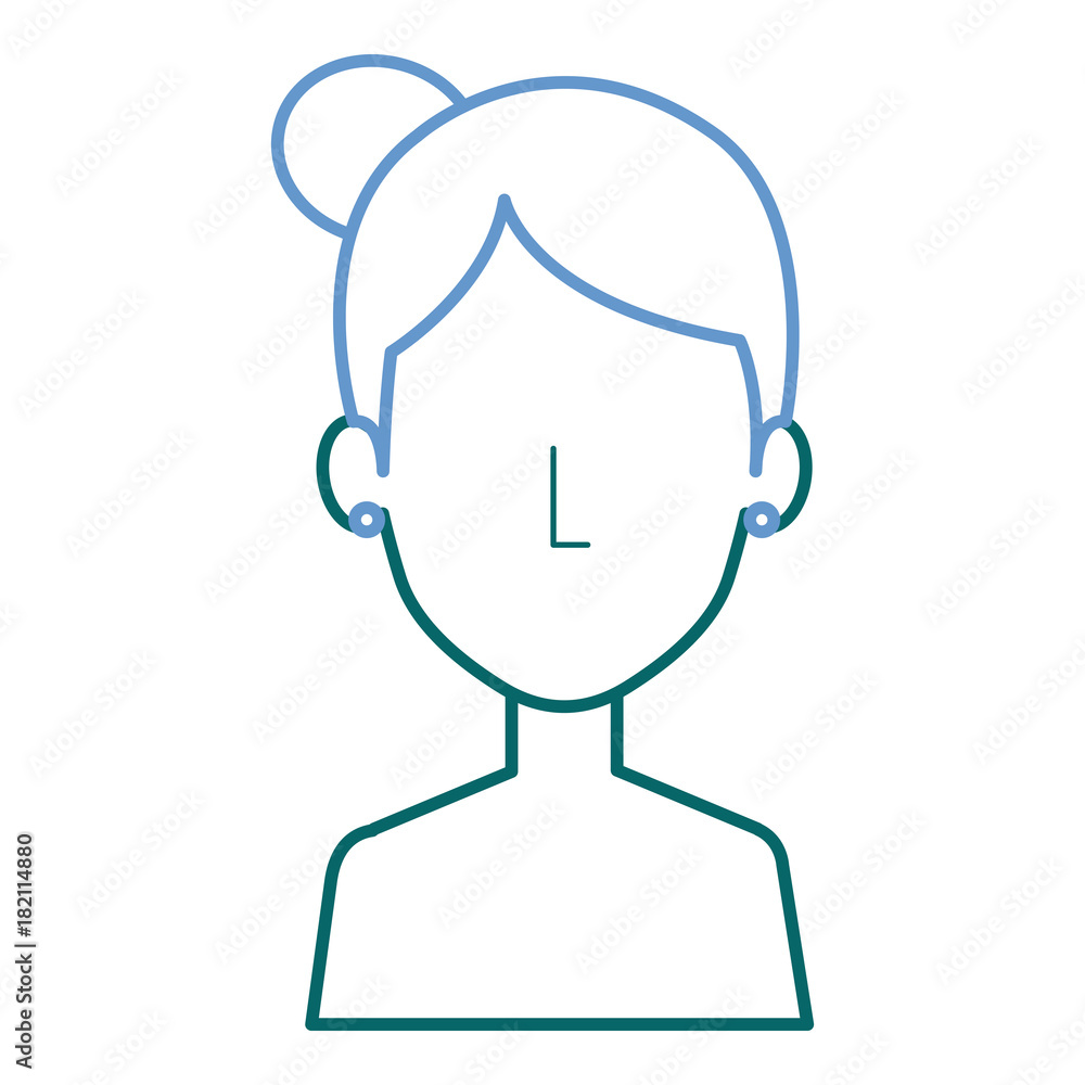 custom made wallpaper toronto digitalbeautiful woman shirtless avatar character vector illustration design