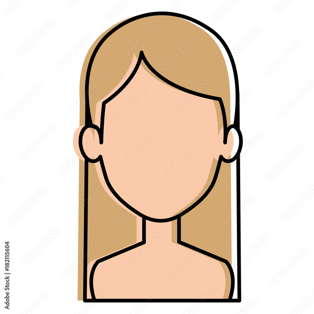 beautiful woman shirtless avatar character vector illustration design beautiful woman shirtless avatar character vector illustration design