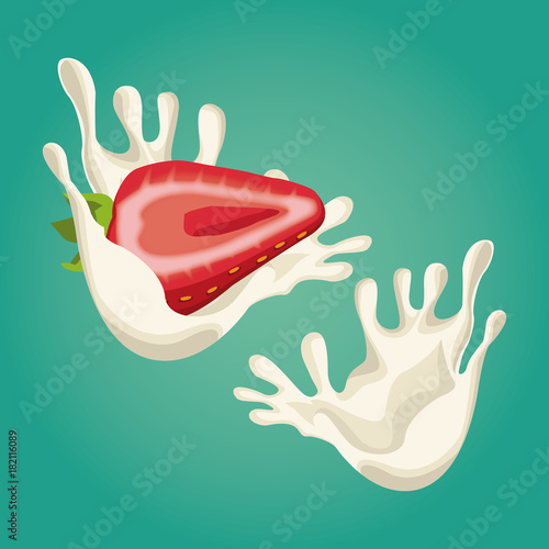 Oatmeal healthy food icon vector illustration graphic design
