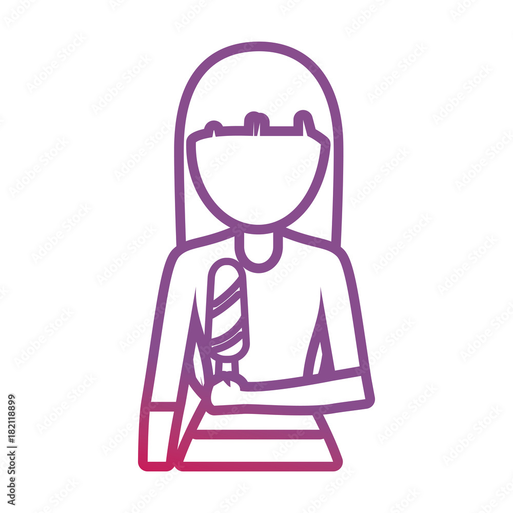 woman with ice cream vector illustration woman with ice cream vector illustration