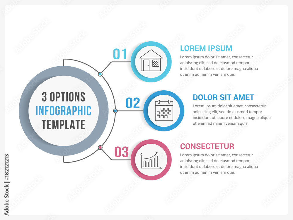 Three Steps Infographics Three Steps Infographics