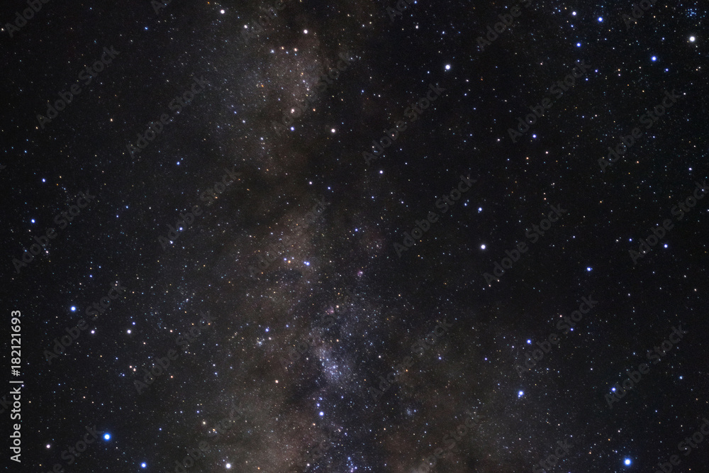 Fototapeta premium Close up of Milky way galaxy with stars and space dust in the universe