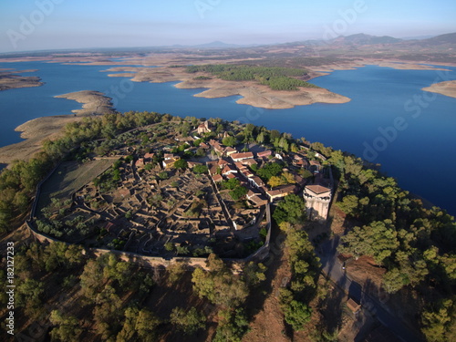Cuadro en lienzo Granadilla desde el aire