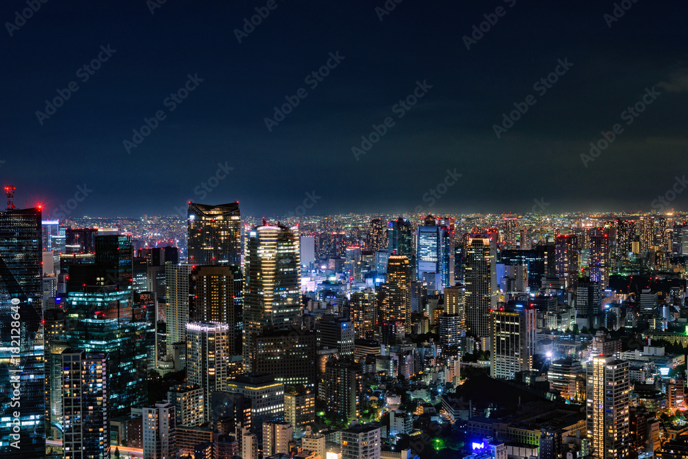 日本・東京の夜景