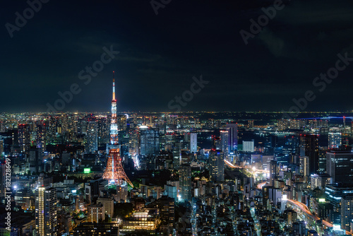 日本・東京の夜景