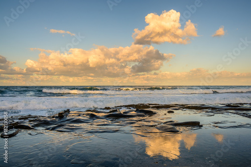 Clouds reflected in San Diego