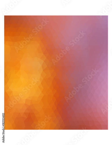 Multicolor yellow and pink triangles.