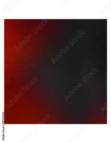 Multicolor red triangles.