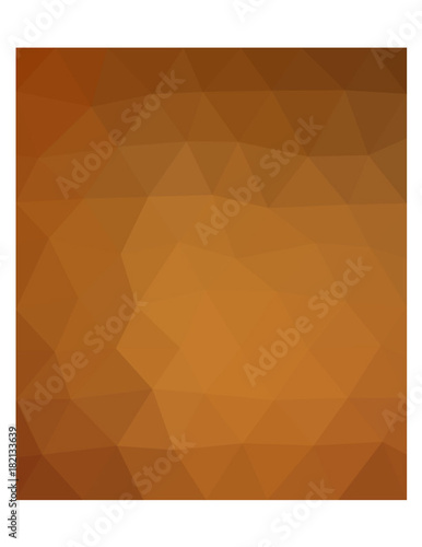 Multicolor brown triangles.