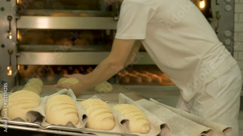 Manufacture of bakery products. Bakery, bread baking.