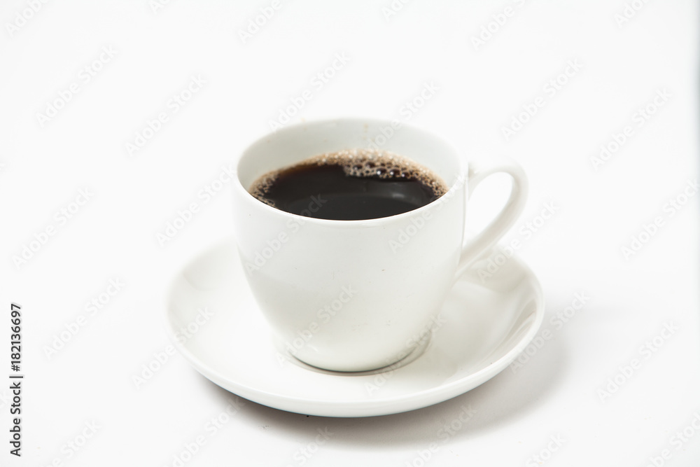 A cup of Coffee on a white background