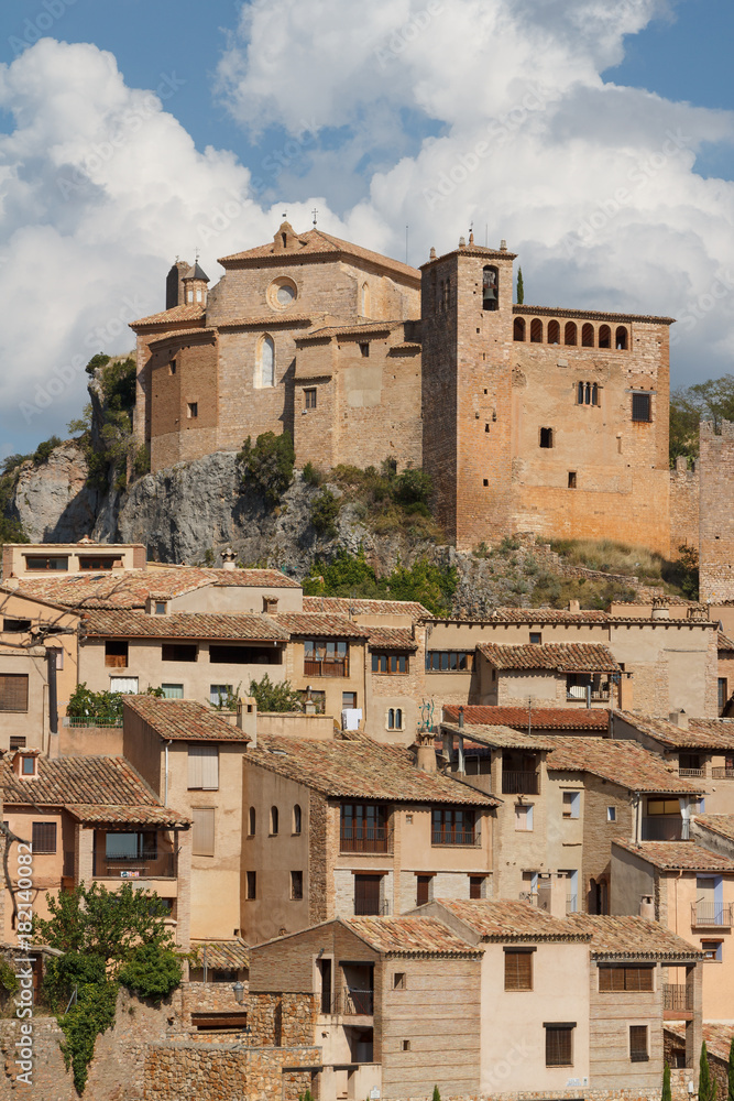 A view to pictiresque Alquezar village, Spain