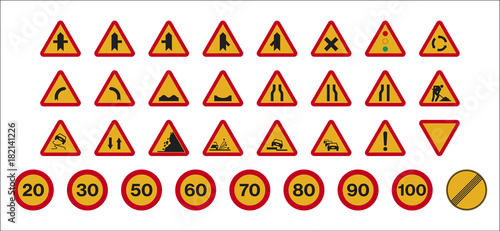 spanish works traffic signs
