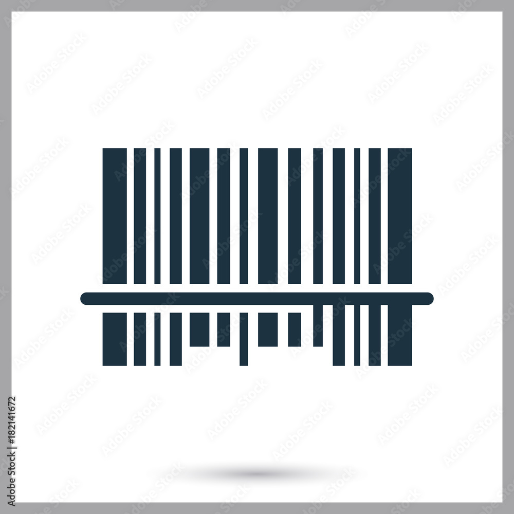 Goods bar code simple icon for web and mobile design Goods bar code simple icon for web and mobile design